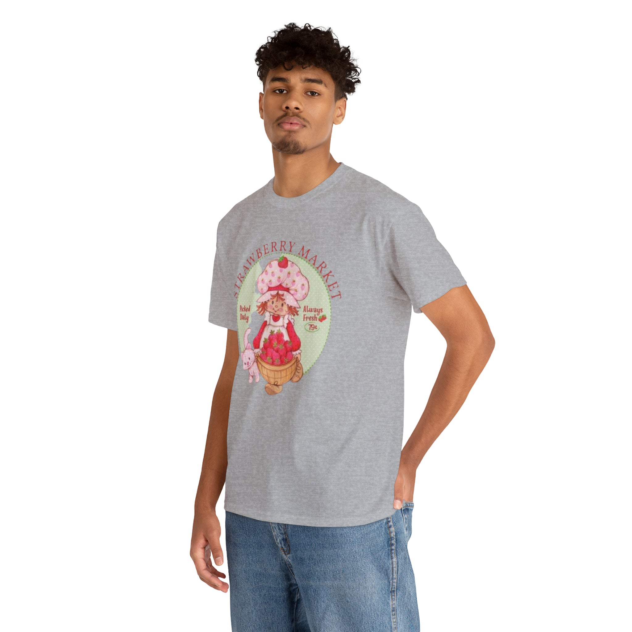 Strawberry Shortcake-  Unisex Heavy Cotton T-Shirt - Creations by Chris and Carlos